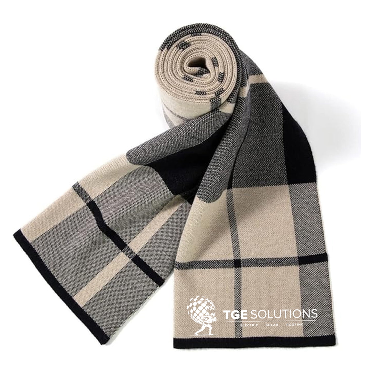 TGE Premium Wool Tartan Scarf — Winter Collection