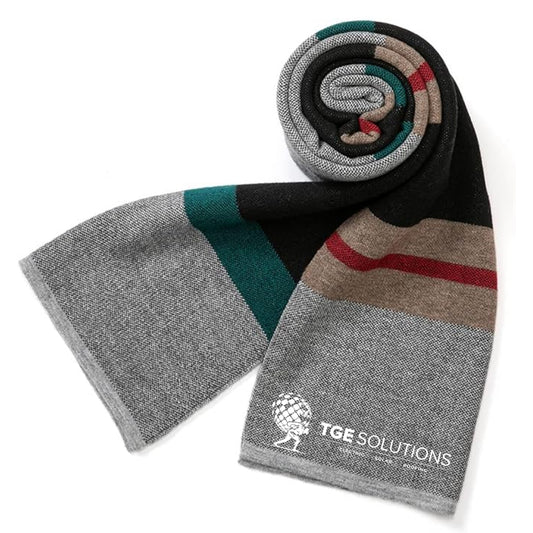 TGE Premium Wool Tartan Scarf — Winter Collection