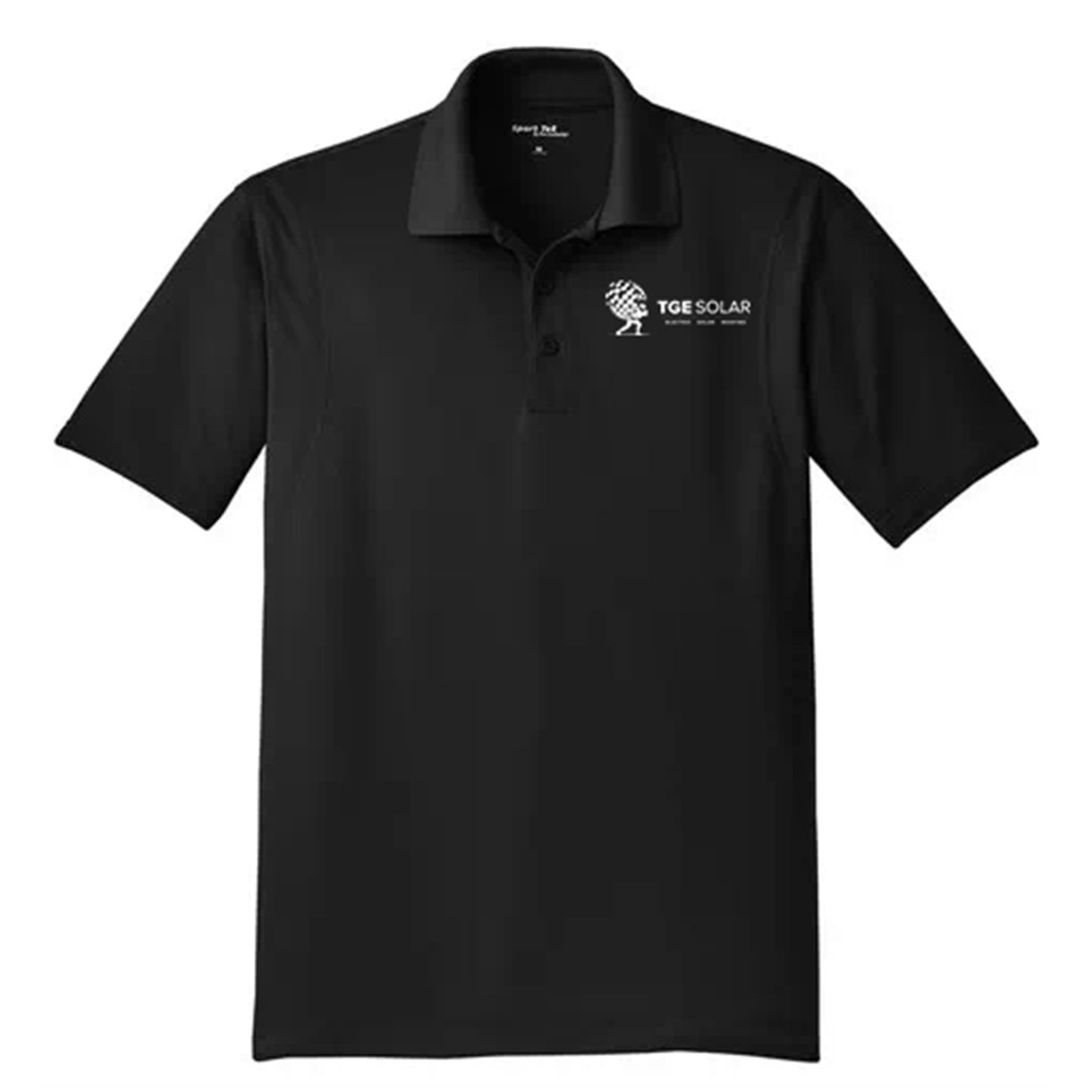 TGE Black Performance Polo — Individual New Hire Edition