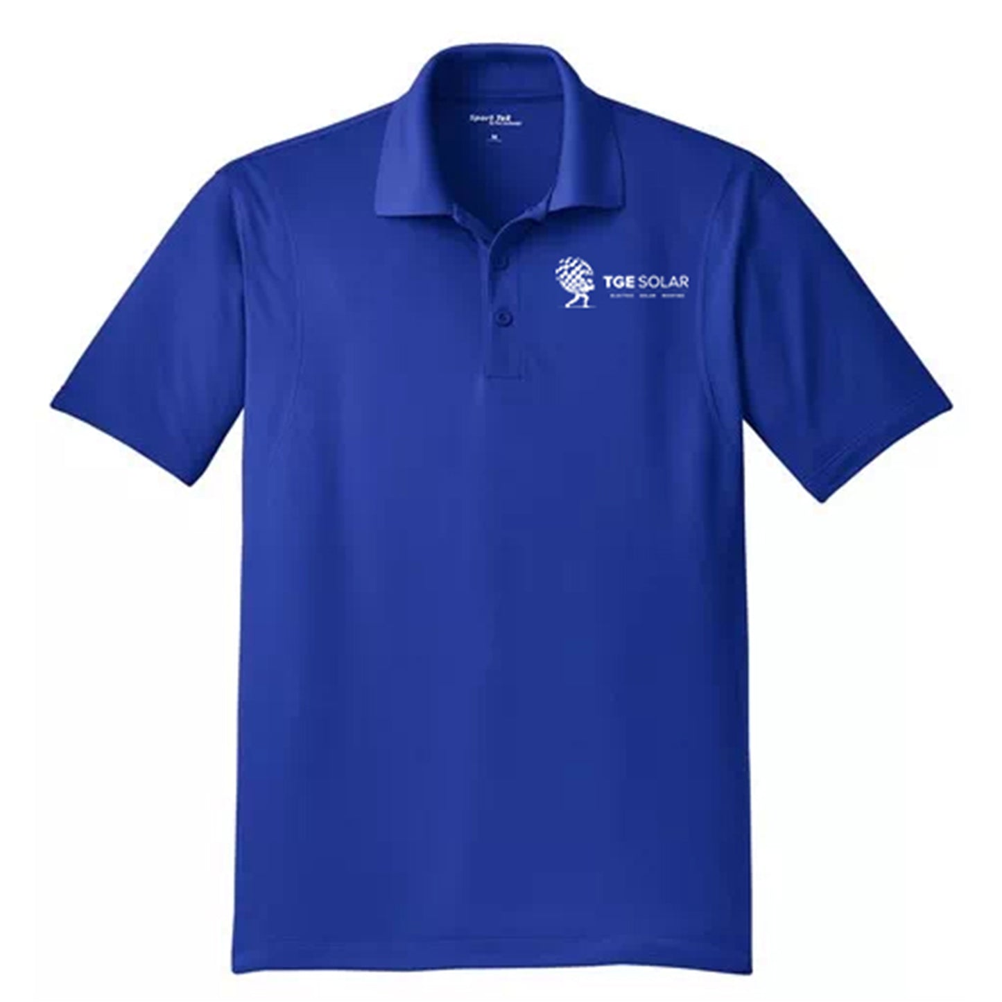 TGE Blue Performance Polo — Individual New Hire Edition