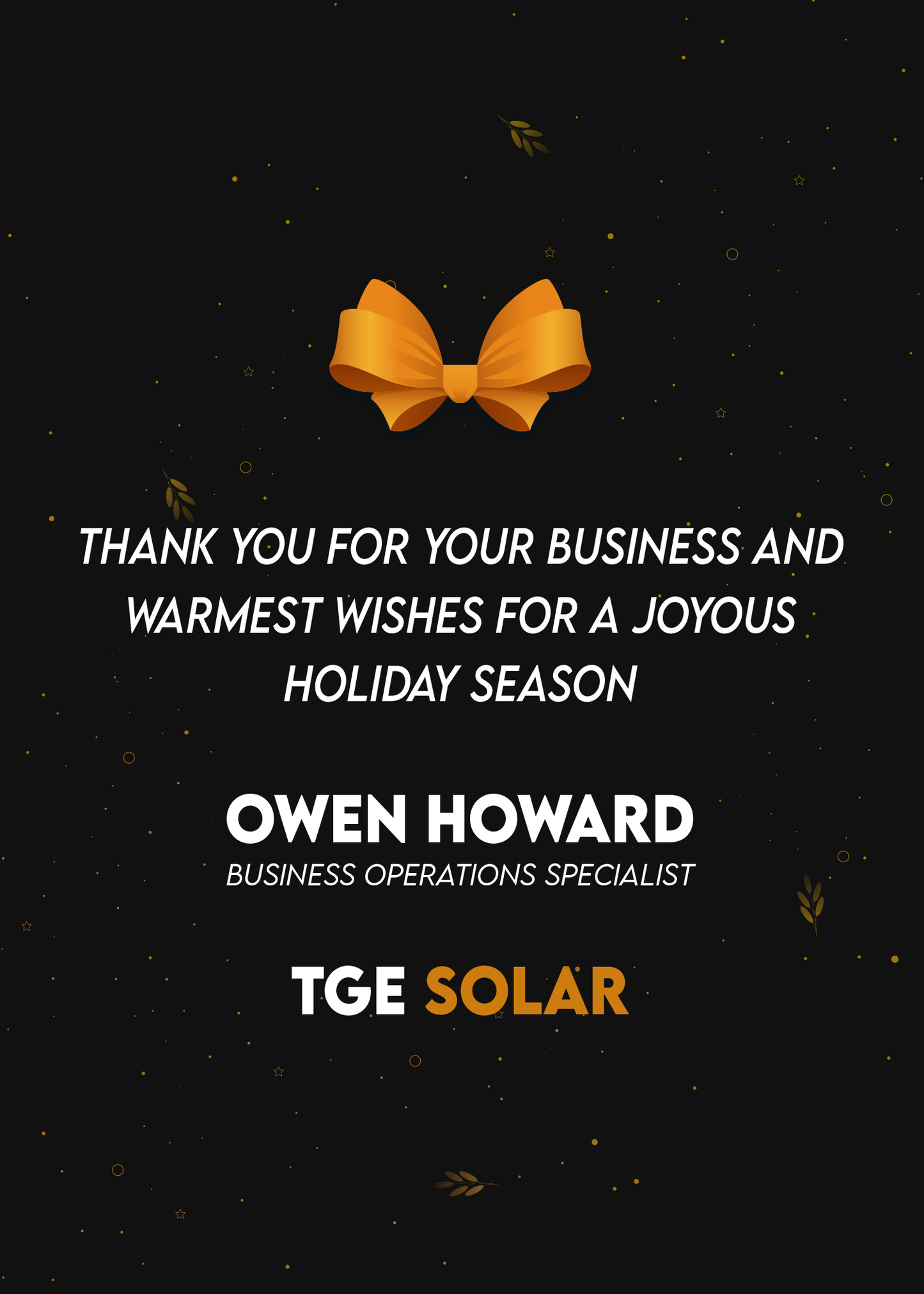 TGE Holiday Card - Holiday Collection